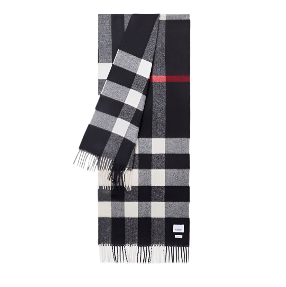 Burberry scarf black
