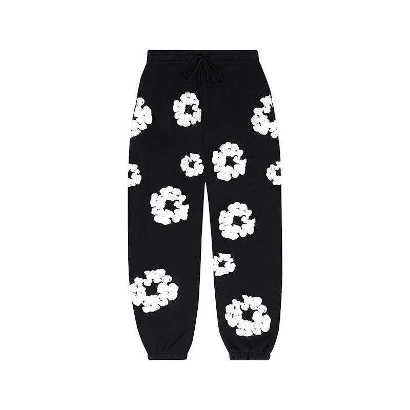 Denim Tears trousers black with white