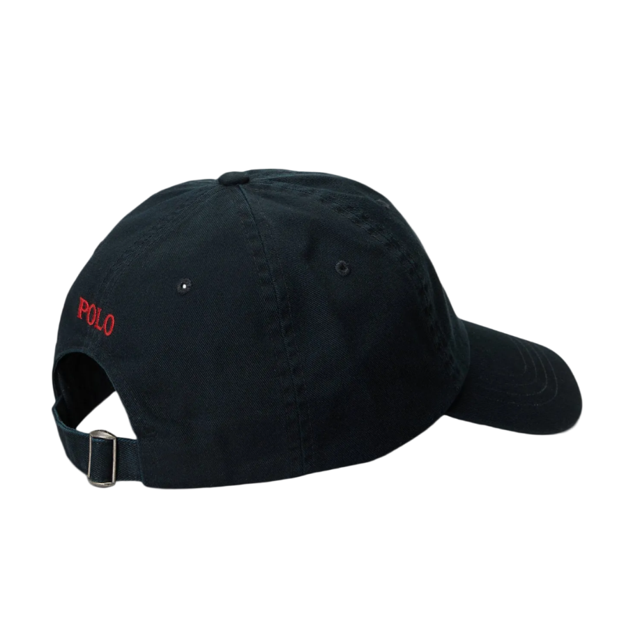 Ralph Lauren cap black with red