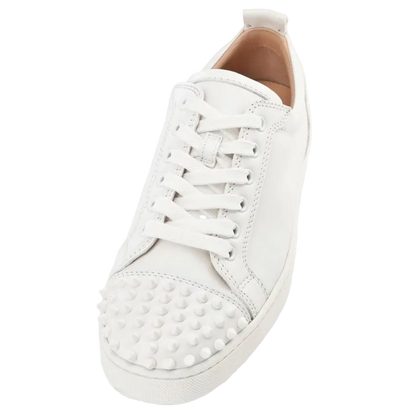 Christian Louboutin Louis Junior Spikes white