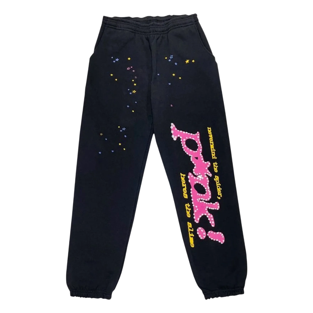 Spider pants black