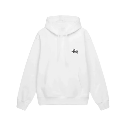 Stüssy basic hoodie white