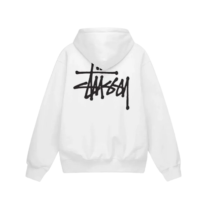 Stüssy basic hoodie white