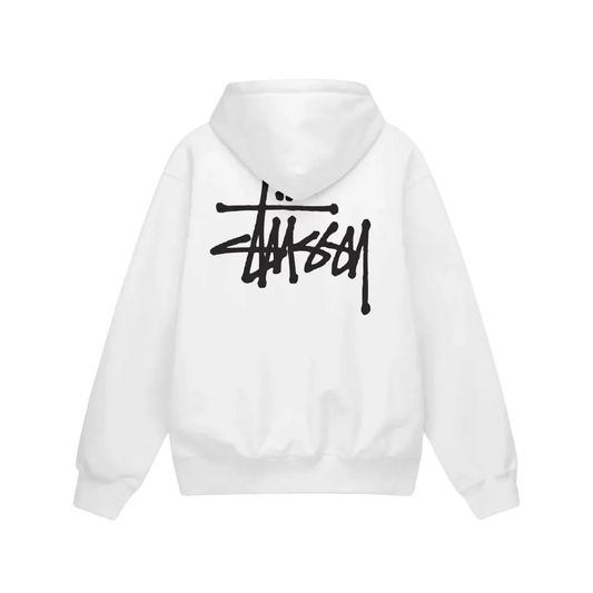 Stüssy basic hoodie white
