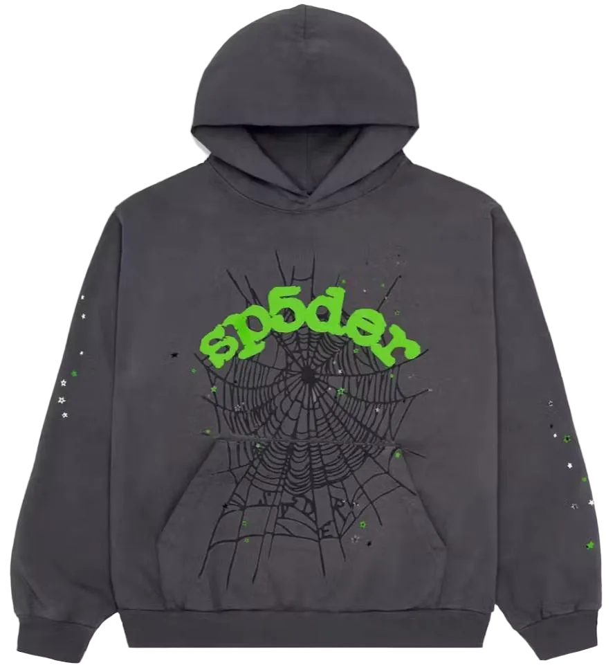 Spider hoodie dark grey