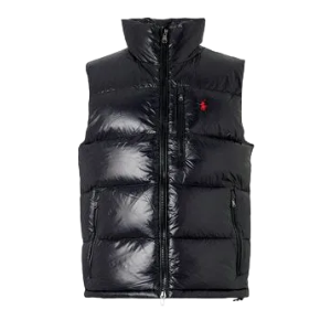 Ralph Lauren Vest läikiv must