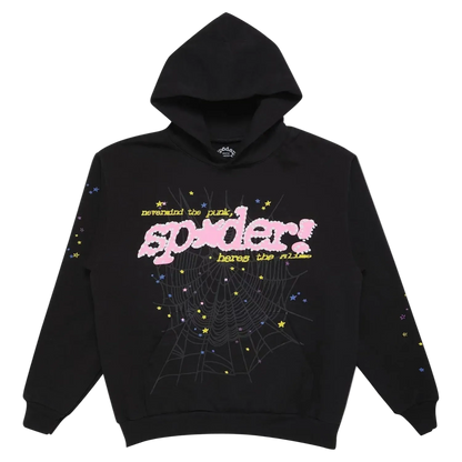 Spider hoodie Black