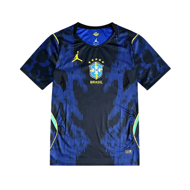 Jordan Brazil Blue Leopard Special Jersey
