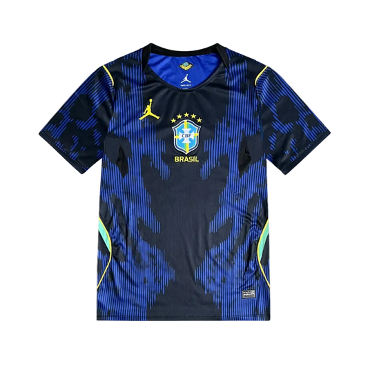 Jordan Brazil Blue Leopard Special Jersey