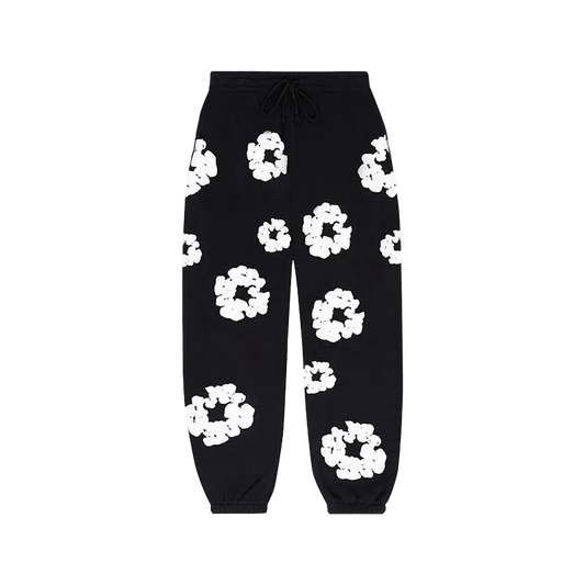 Denim Tears trousers black with white