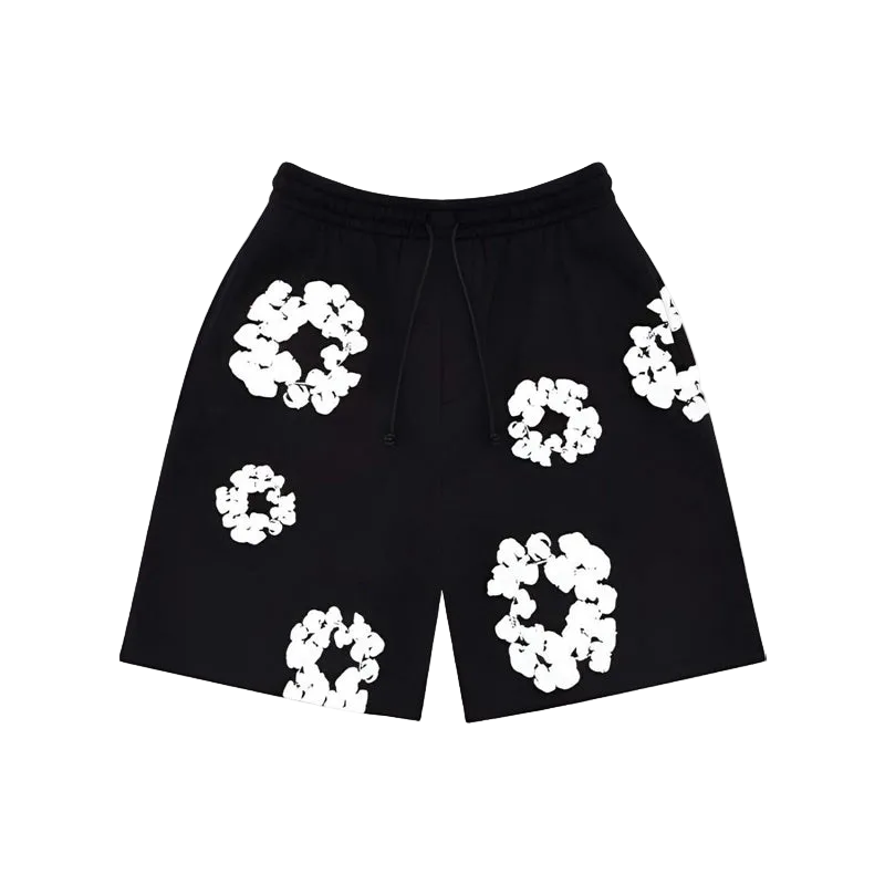 Denim Tears shorts black with white