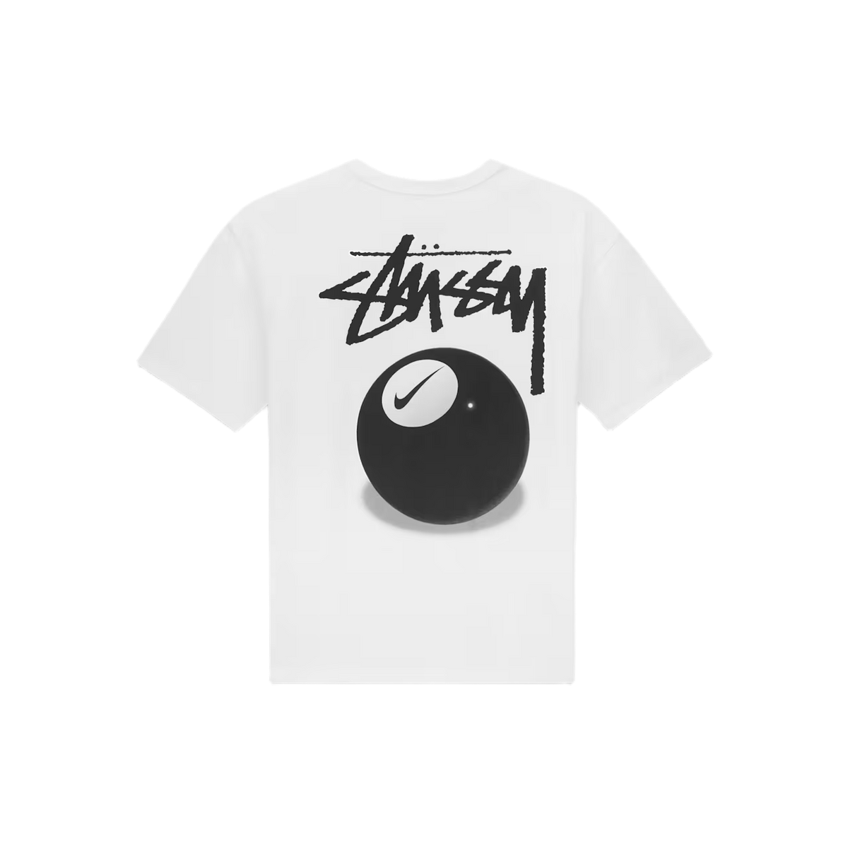 Stüssy x Nike 8 ball T-Shirt white