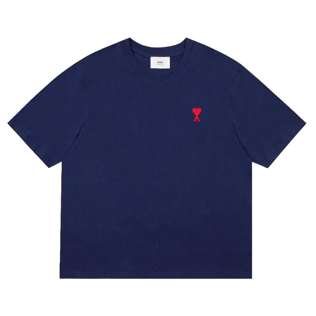 Ami T-shirt navy blue