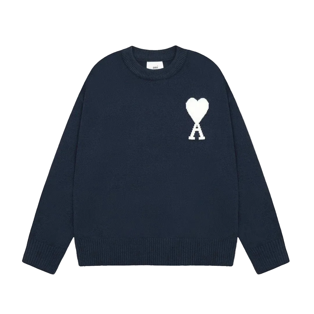 Ami sweater navy blue