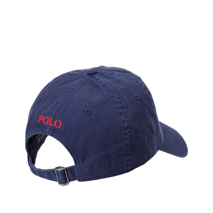 Ralph Lauren cap navy blue with red