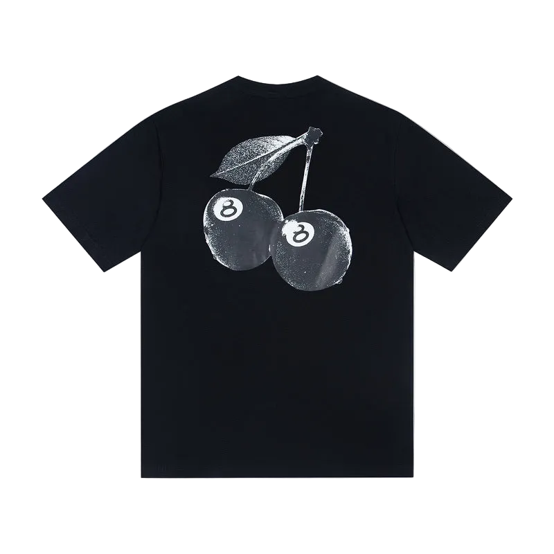 Stüssy cherry T-Shirt black