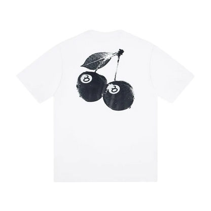 Stüssy cherry T-Shirt white
