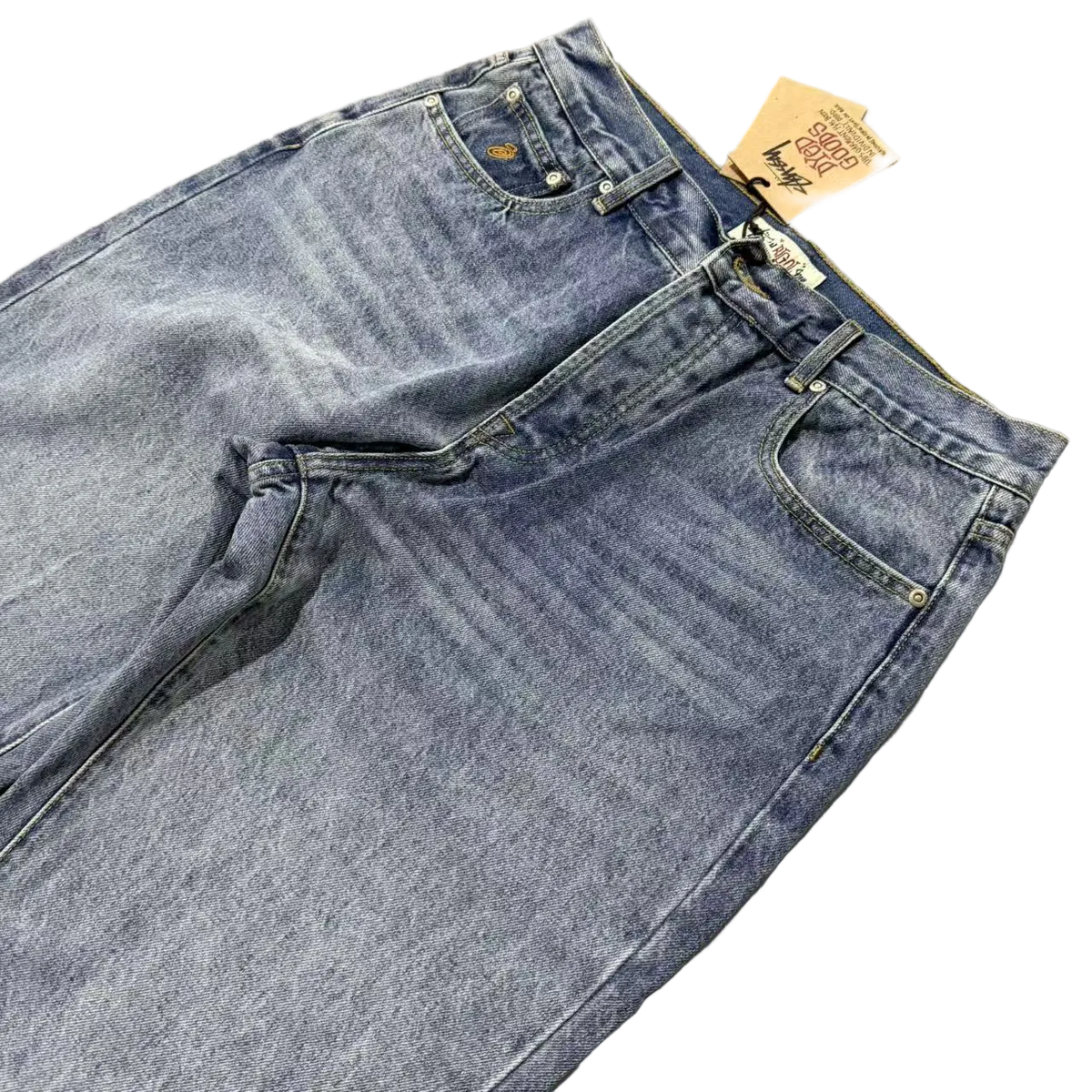 Stüssy Big Ol' Jean denim in a light wash