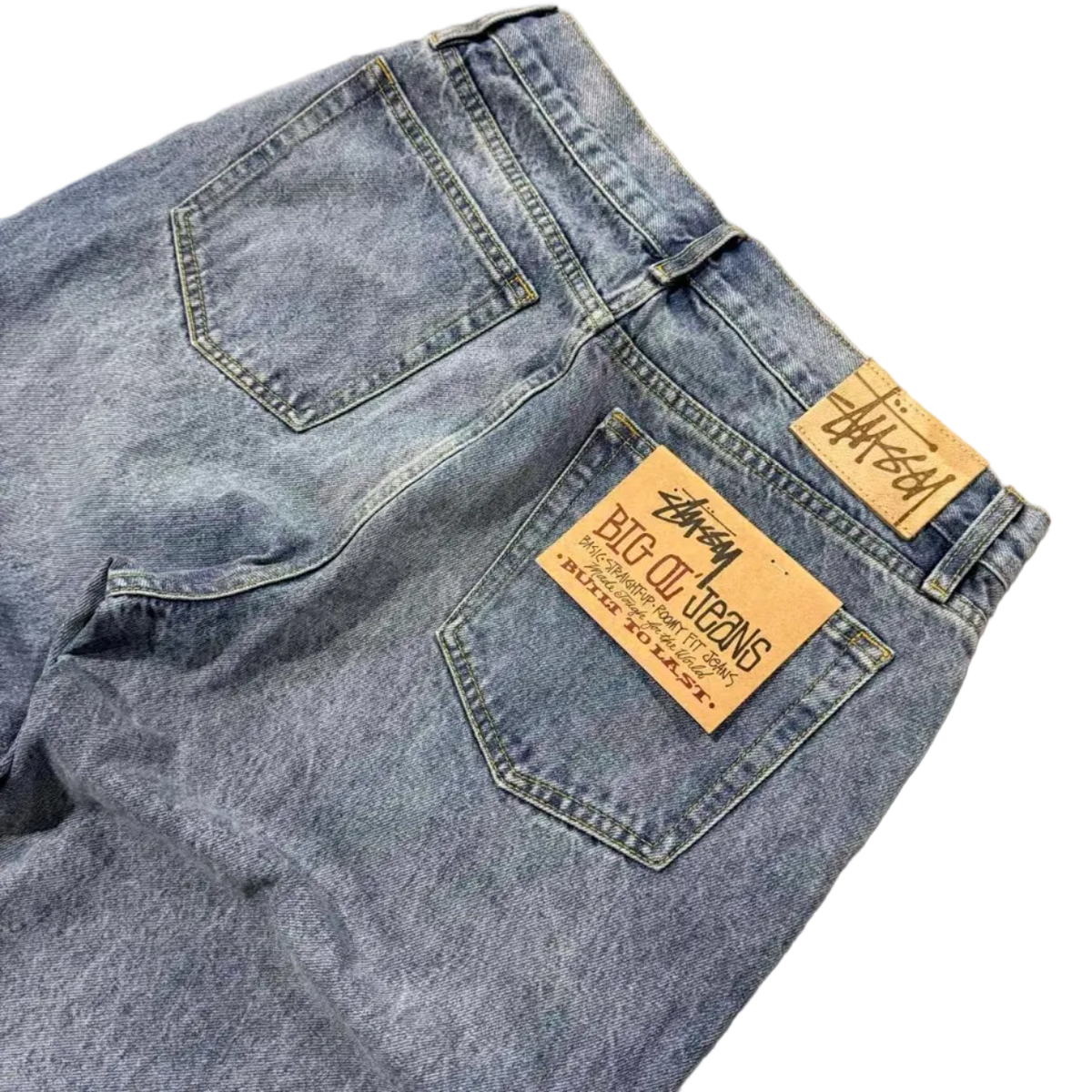 Stüssy Big Ol' Jean denim in a light wash